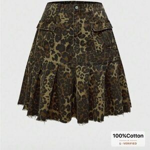 Animal Print Skirt